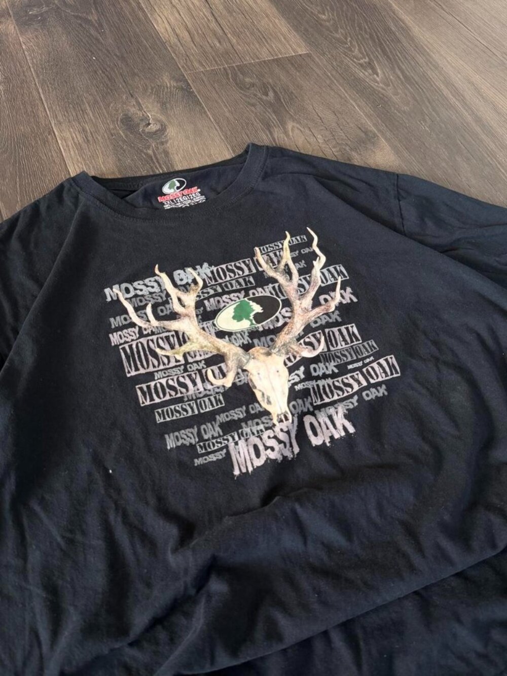 Mossy Oak Deer Skull Camo Graphic Tee